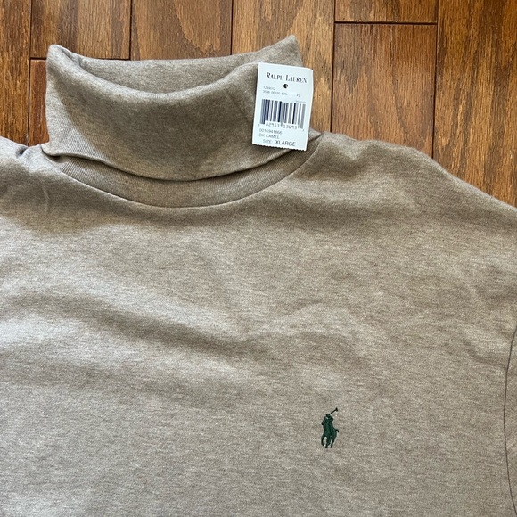 Brand New Polo Ralph Lauren Turtleneck Sweater Dark Camel - Picture 4 of 6